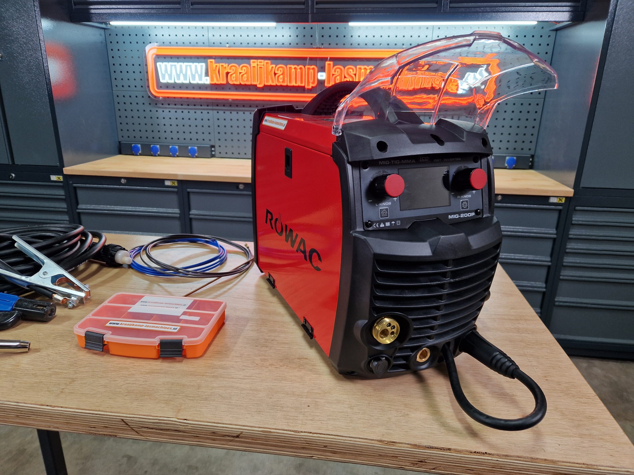 NIEUW!! Rowac mig 200p DUBBEL PULSE! 230V