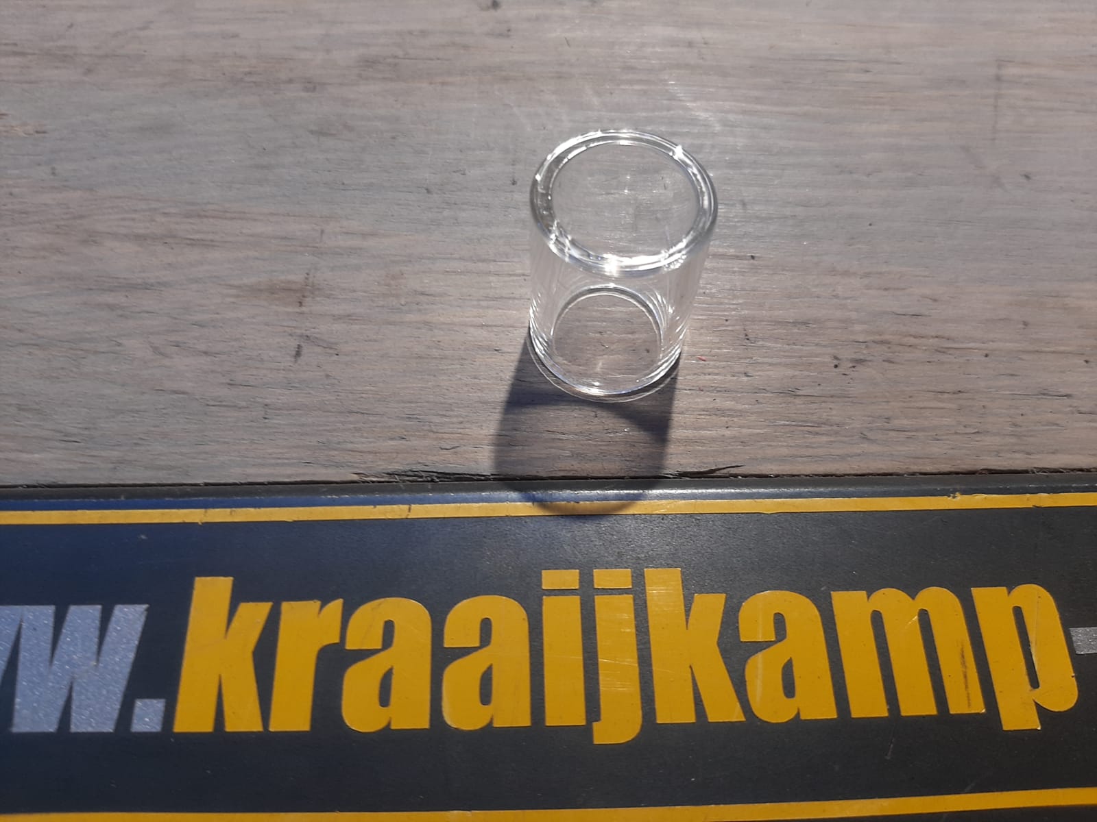 glazen tig cup maat A